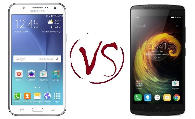 Samsung Galaxy J7 vs Lenovo Vibe K4 Note
