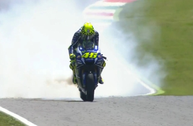 Valentino Rossi Gagal Finish di Mugello