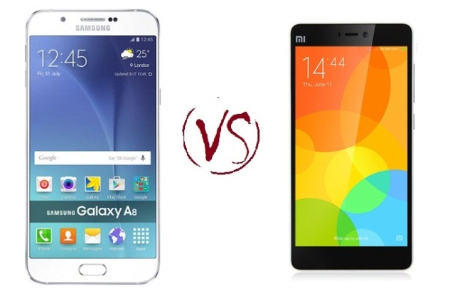 Spesifikasi dan Harga Samsung Galaxy A8 vs Xiaomi Mi 4i