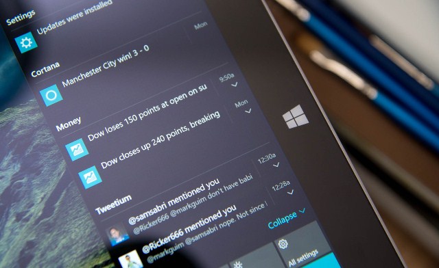 Windows 10 Notification Sync