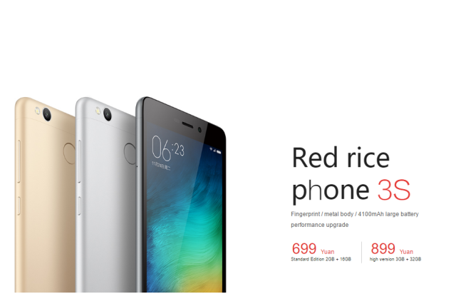 Xiaomi Redmi 3S