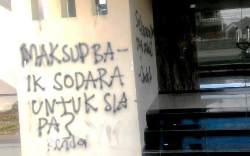 Aksi Vandalisme di Ciamis