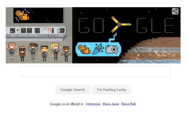 Google Doodle Hari Ini Juno Probe