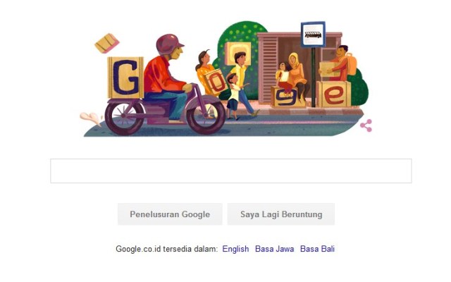 Google Doodle Hari Ini Musim Mudik 2016