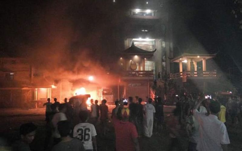 Rusuh SARA di Tanjung Balai, 8 Vihara Dibakar Warga Kerusuhan Tanjung Balai