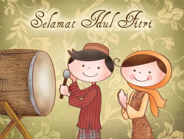 Kumpulan Kata Ucapan Idul Fitri dan DP BBM Idul Fitri Bergerak Lucu