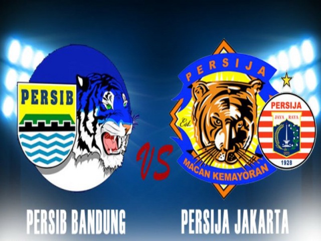 Logo Kedua Tim Persib Bandung dan Persija Jakarta