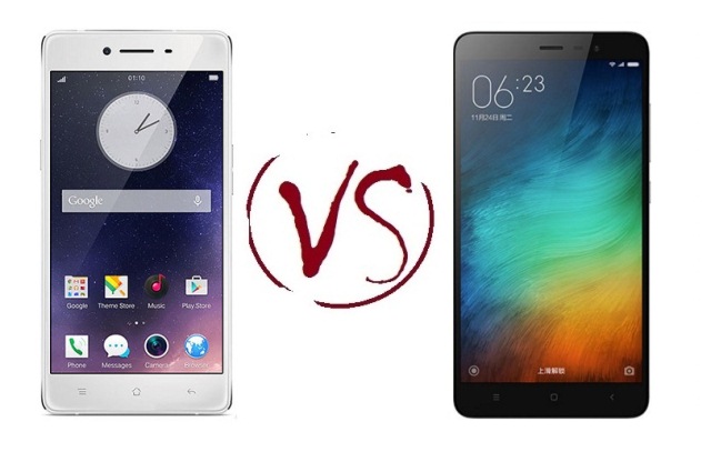 Xiaomi Redmi 3 Pro vs Oppo R7