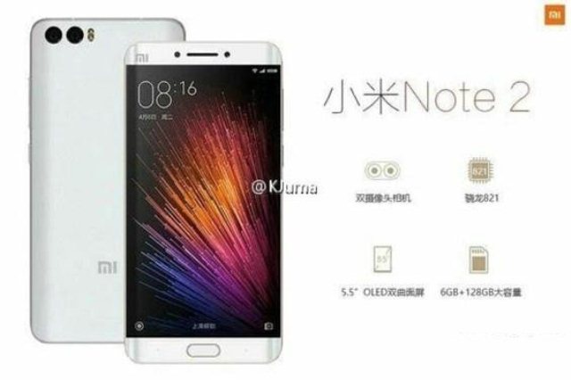 Spesifikasi Xiaomi Mi Note 2