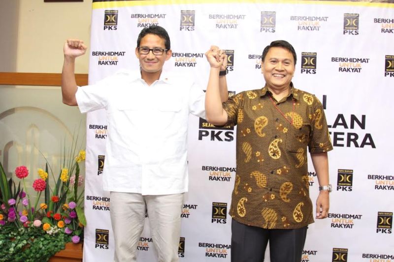 Sandiaga Uno dan Mardani Ali Sera