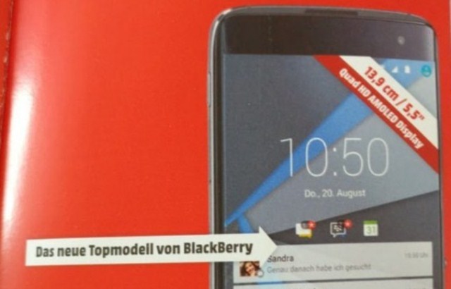 Bocoran BlackBerry DTEK60