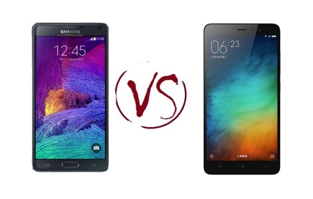 Samsung Galaxy Note 4 vs Xiaomi Redmi Note 4