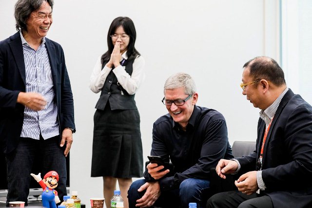 Tim Cook di Nintendo