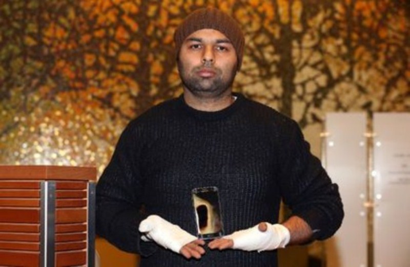 Amarjit Mann Korban Ledakan Galaxy S7