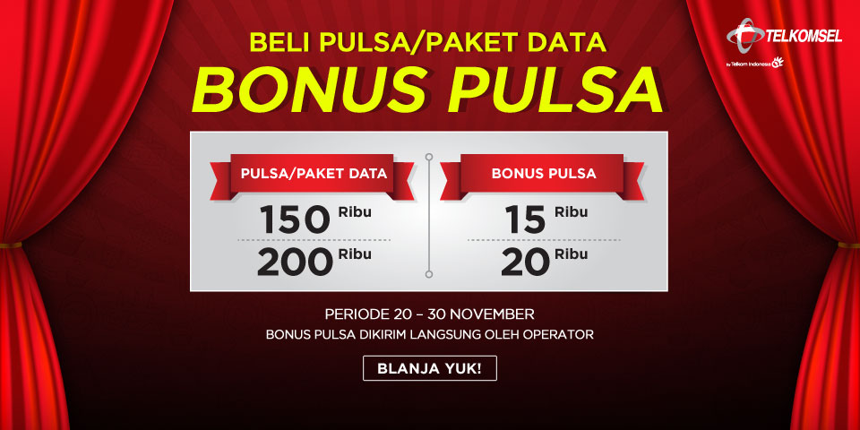 Beli Pulsa Telkomsel di blanja