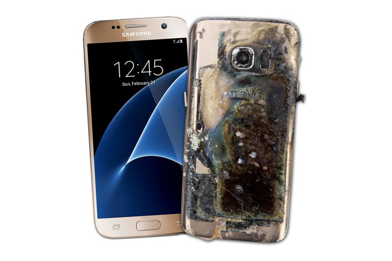 Samsung Galaxy S7 Meledak