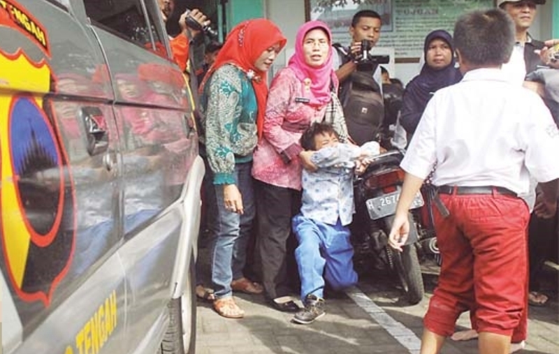 Tawuran Anak SD di Semarang