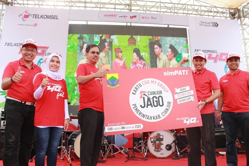 Telkomsel Gelar Layanan 4G LTE di Kota Cianjur