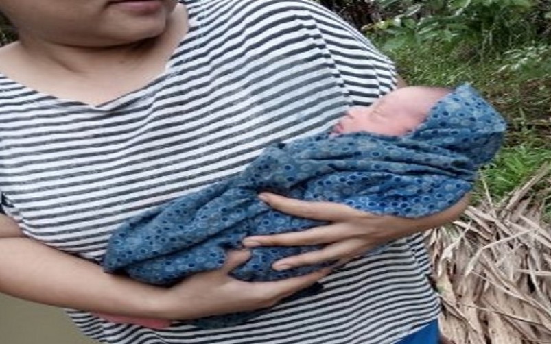 Penemuan Bayi di Gubuk di Pangandaran