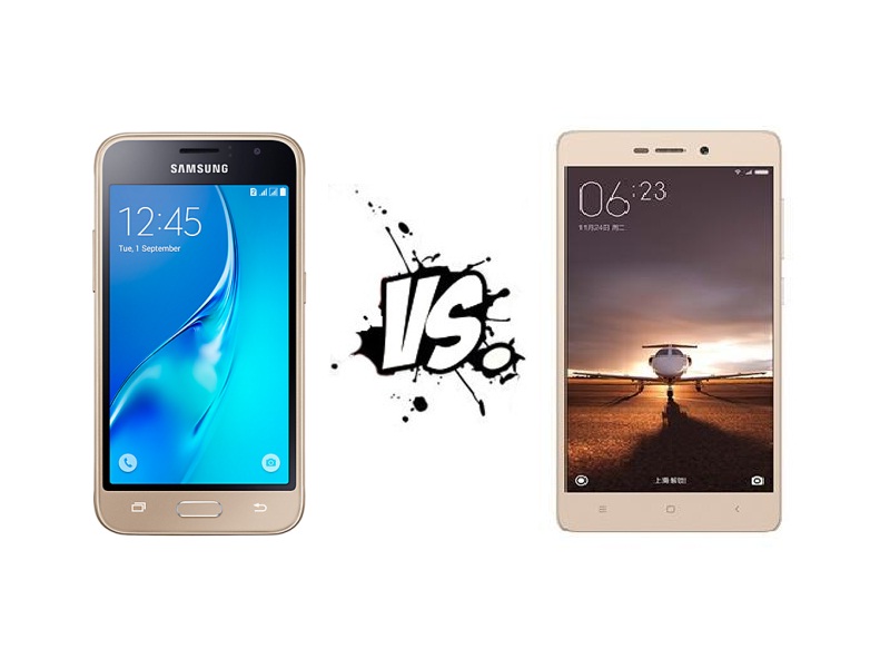 Samsung Galaxy J1 2016 VS Xiaomi Redmi 3