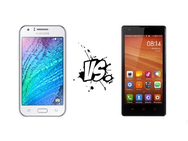 Samsung Galaxy J1 VS Xiaomi Redmi 1S