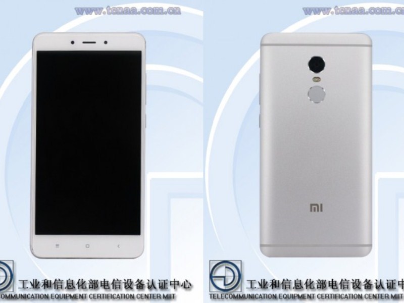 Xiaomi Redmi Note 4X TENAA