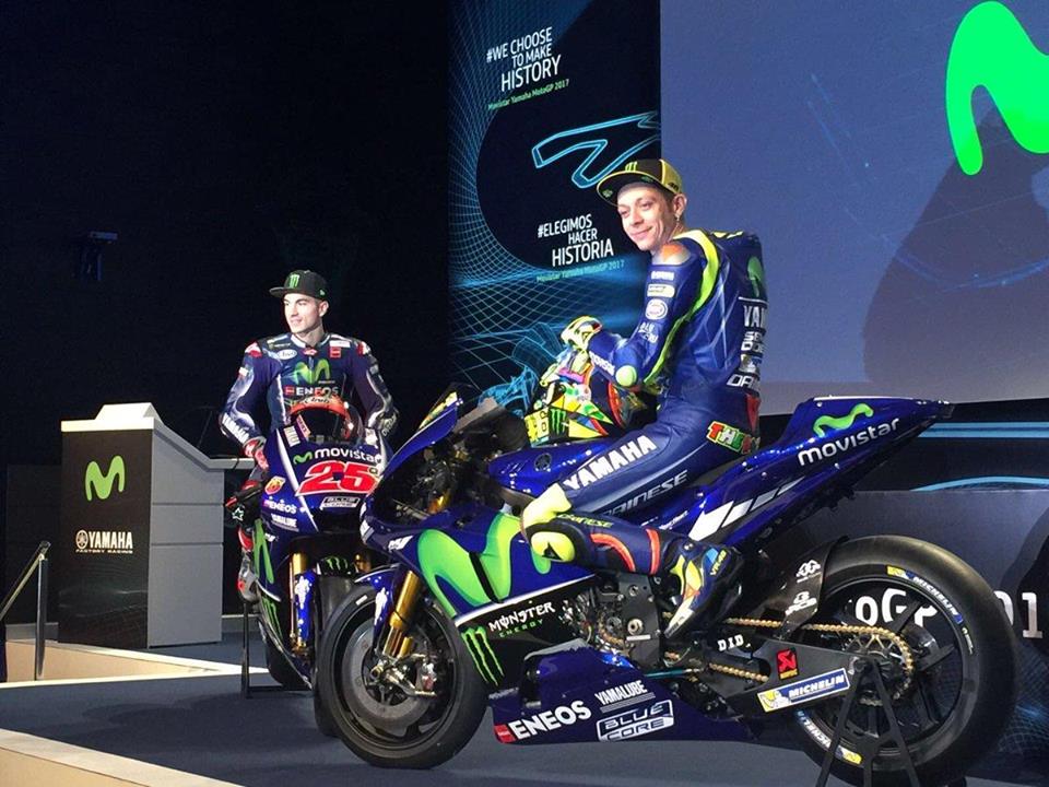 Motor Baru Valentino Rossi dan Maverick Vinales MotoGP 2017