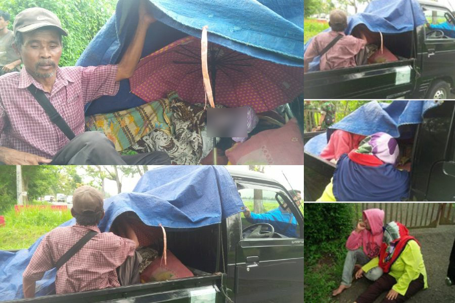 Warga Cineam Meninggal di Atas Mobil Bak