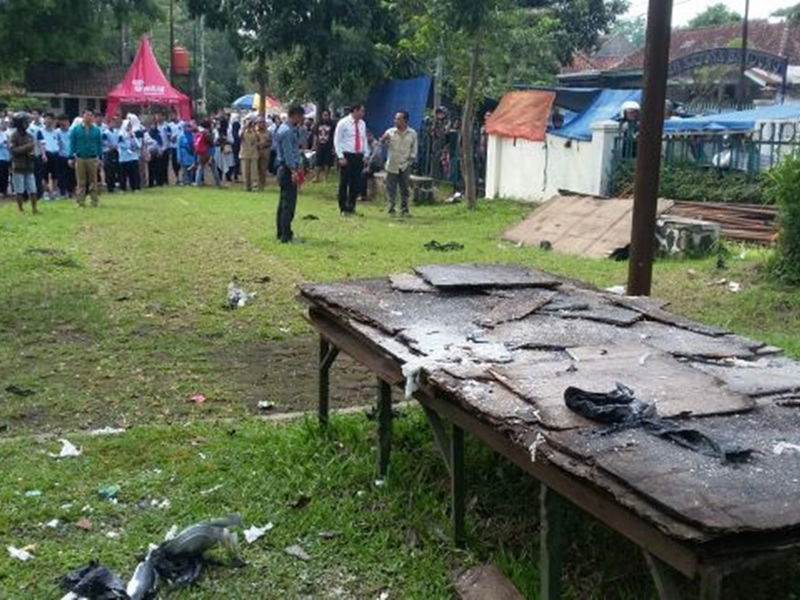 Ledakan Bom Panci di Taman Pandawa Bandung