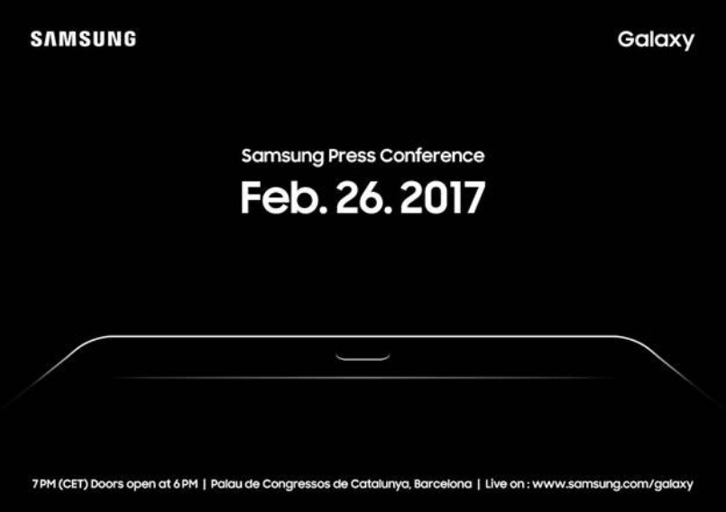 Samsung Galaxy Tab S3 Press Invite