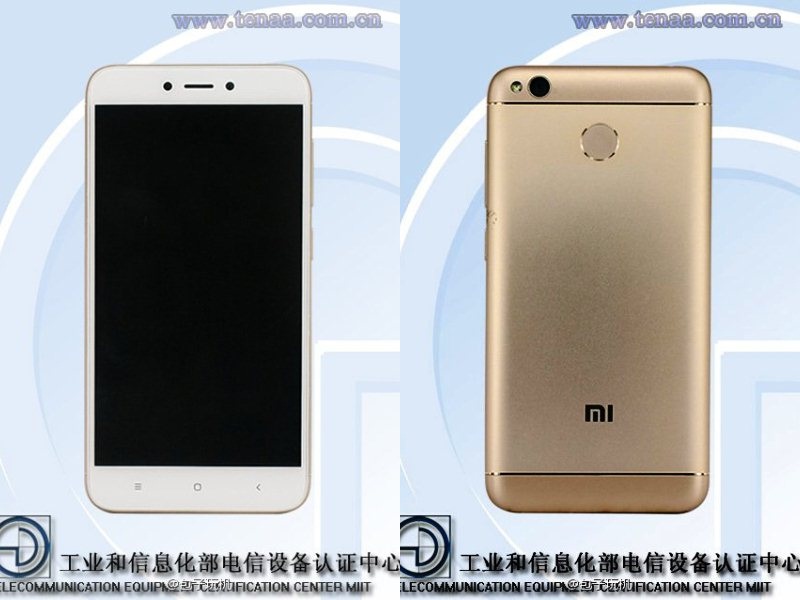 Xiaomi Redmi 4X TENAA