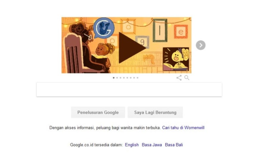 Google Doodle hari Perempuan Internasional 2017