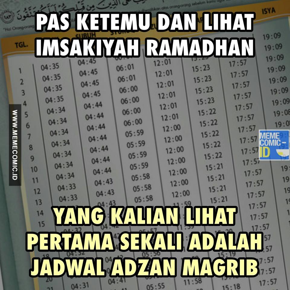 9 Meme Ramadhan Ini Kocak Abis Asli Bikin Ngakak Rancah Post