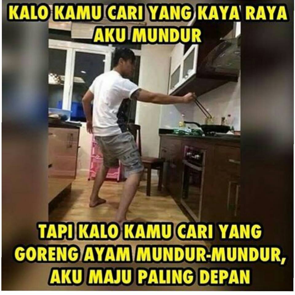 10 Meme Kocak Cowok Jago Masak Ini Jadi Sindiran Keras Buat Cewek