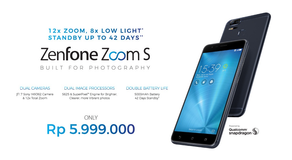 Harga ASUS Zenfone Zoom S Garansi Resmi