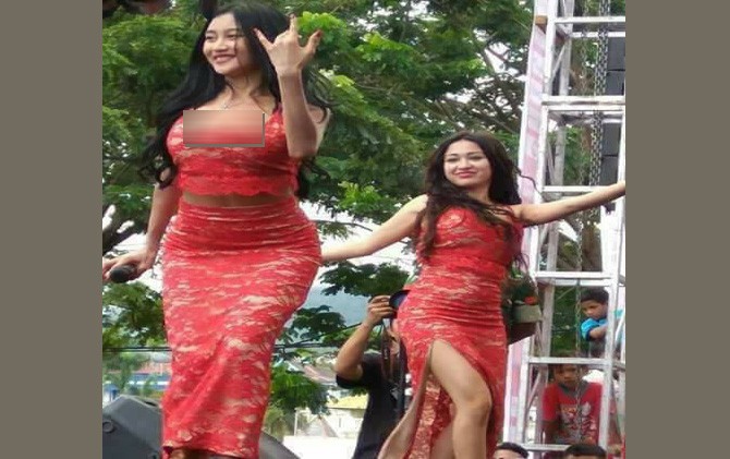 Heboh Baju Melorot di Panggung Pamela Duo Serigala Ternyata Sudah Mengundurkan Diri