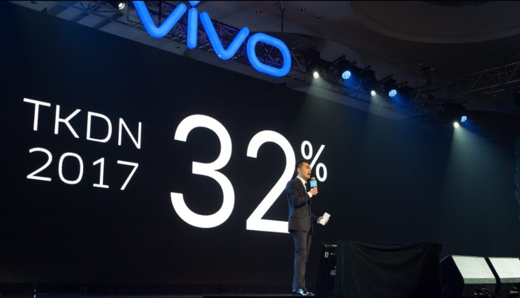 James Wei CEO Vivo Mobile Indonesia dalam Acara Grand Launching Vivo V5s Mei 2017