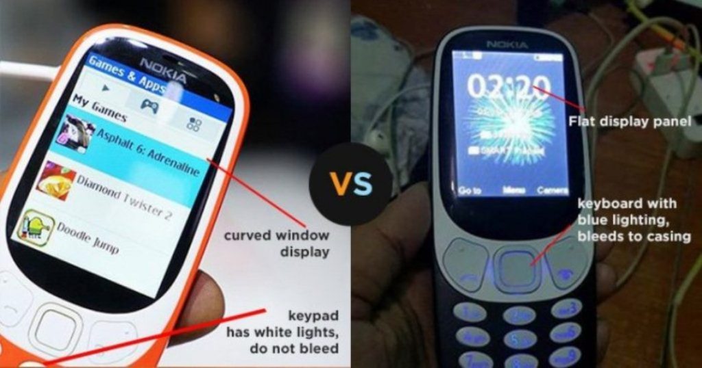 Nokia 3310 Reborn vs KW