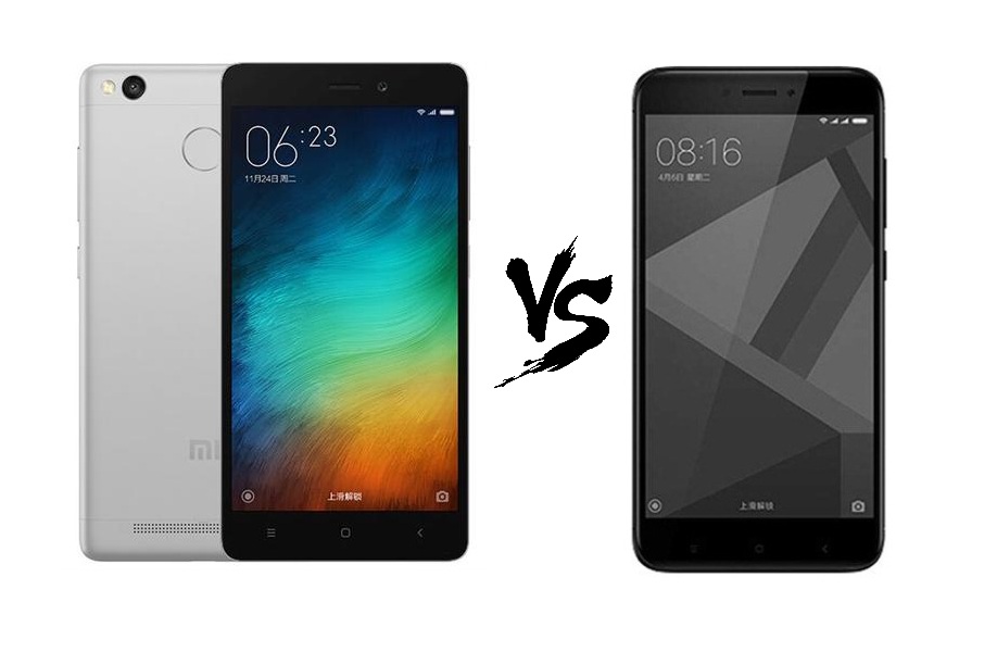 Xiaomi Redmi 3s vs Redmi 4X