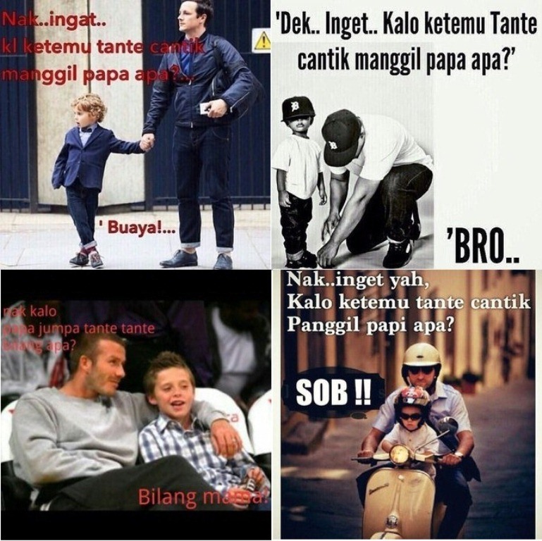 8 Meme Kalau Ketemu Tante Panggil Papa Ini Nyindir Abis Papa Papa Ganjen