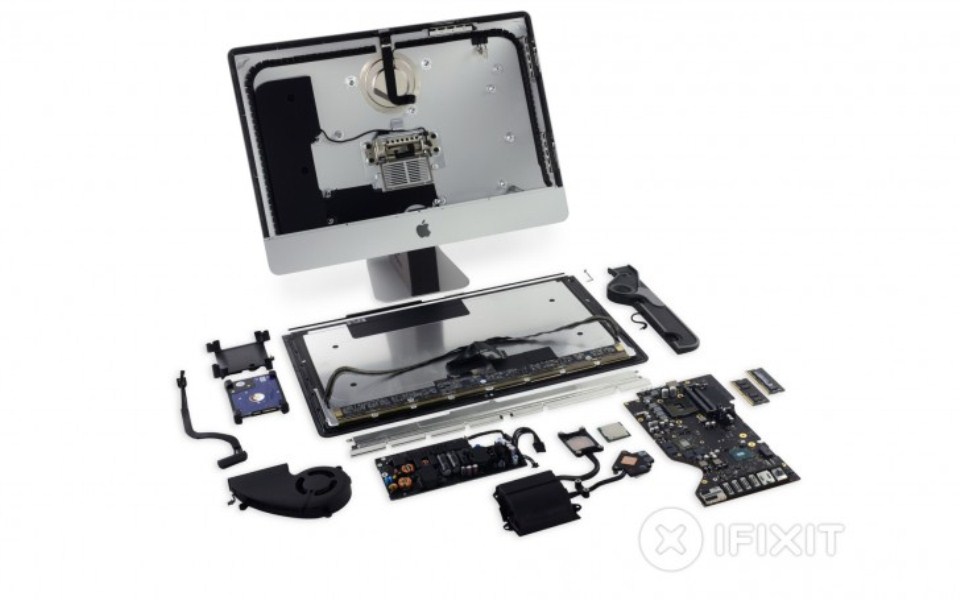 Apple iMac 215 Inci Dibongkar iFixit