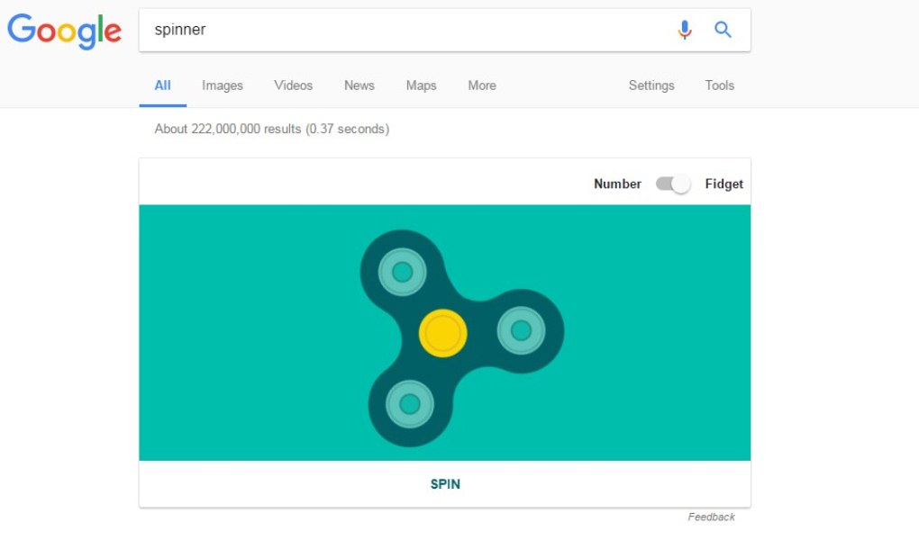 Fidget Spinner Google