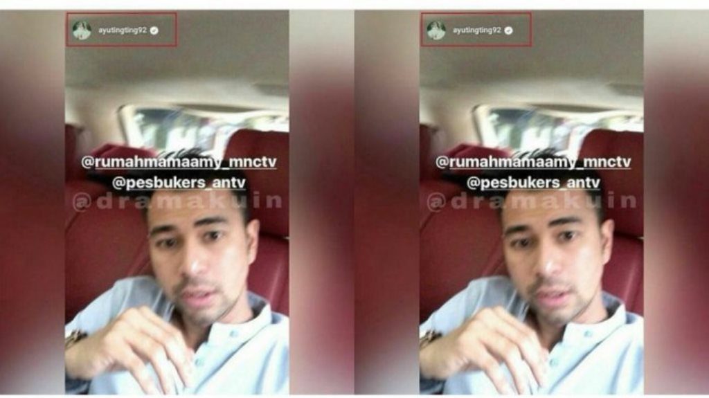 Heboh Raffi Ahmad Live di Akun Instagram Ayu Ting Ting Asli atau Editan