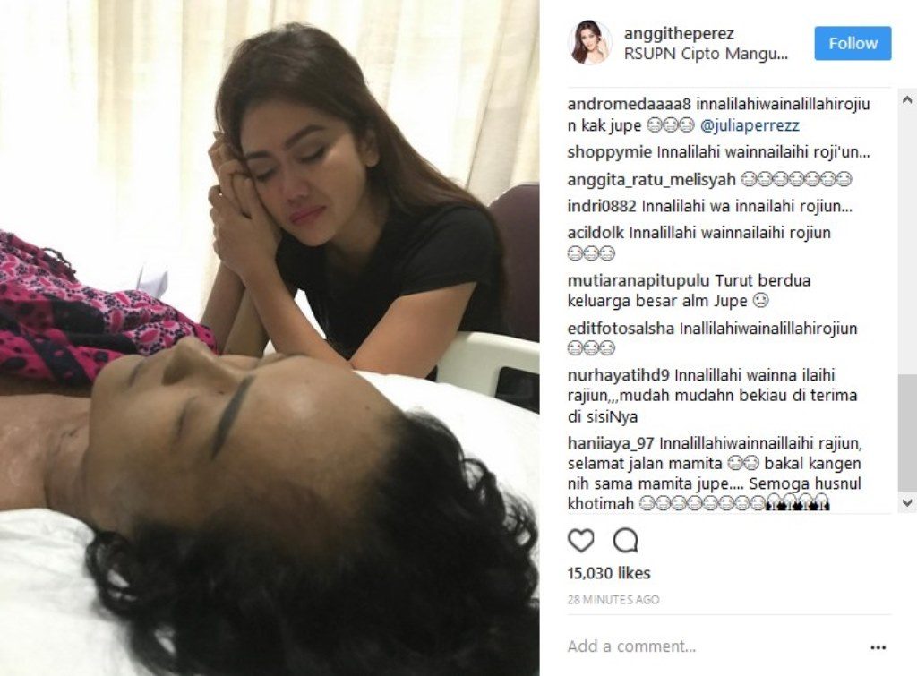 Innalillahi Artis Julia Perez Meninggal Dunia