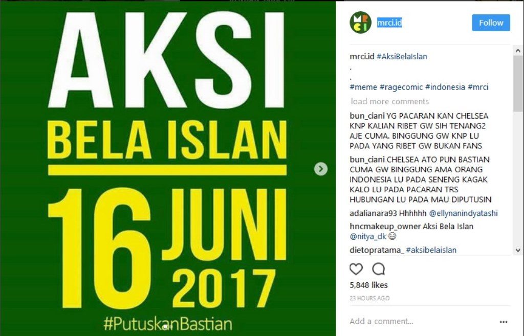 Kecewa Berat Sang Idola Pacari Bastian Steel Ini 5 Aksi Bela Islan dari Para Front Pembela Islan