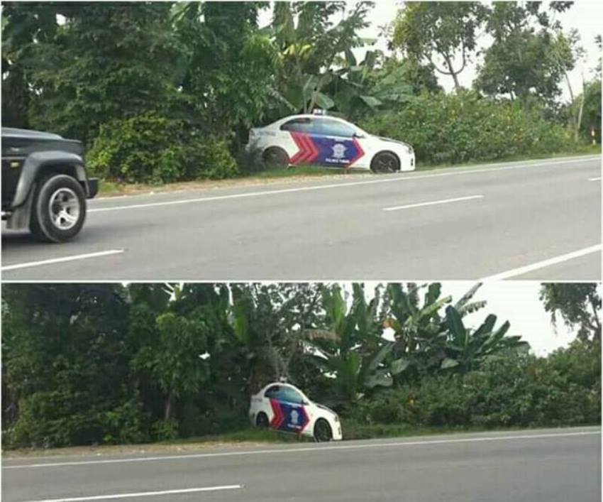 Bikin Deg Degan Saat Tahu Keaslian Dari Mobil Polisi yang Terparkir Ini Netizen Cuma Geleng Geleng Kepala