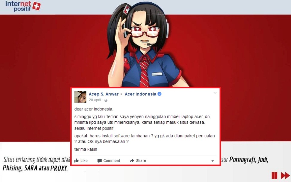 Buka Situs Dewasa Selalu Internet Positif