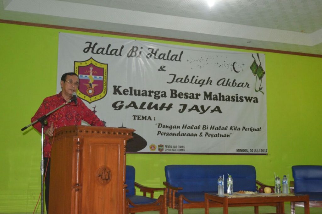 Bupati Ciamis Hadiri Halal Bihalal KBM Galuh Jaya Jabodetabek