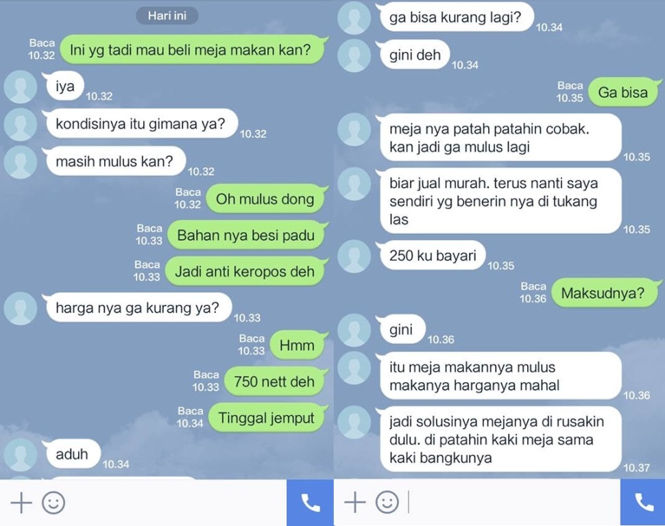 Cara Pembeli Ini Nawar Barang Bener Bener Kebangetan Situ Sehat Mas