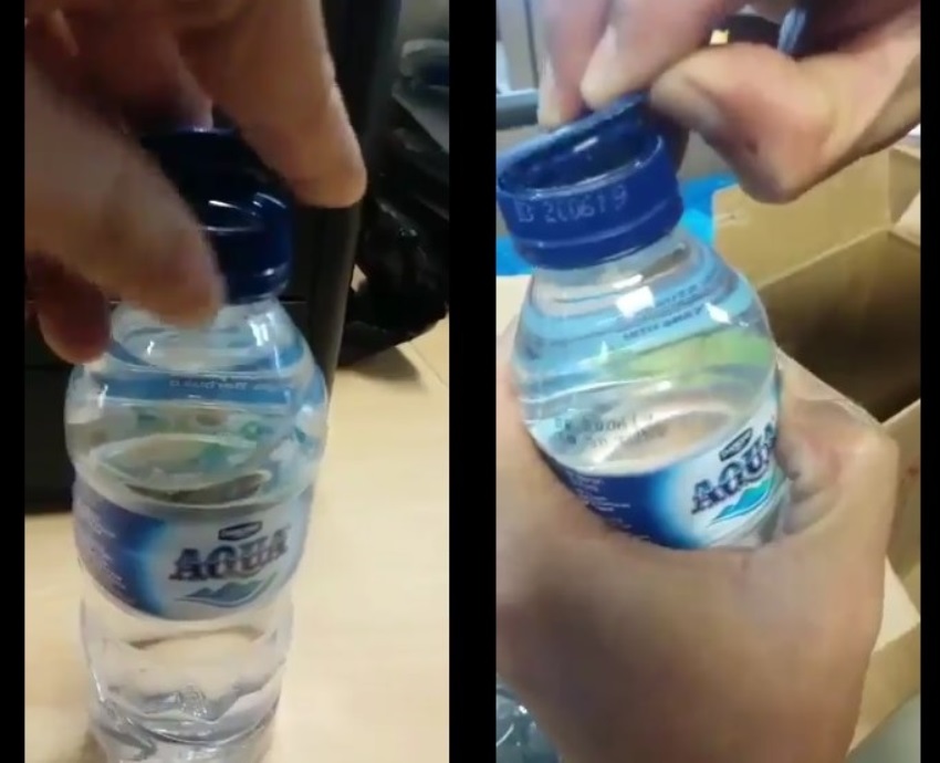 Heboh Video Tutup Botol Air Mineral Bisa Dicungkil Atasnya Tanpa Membuka Segel